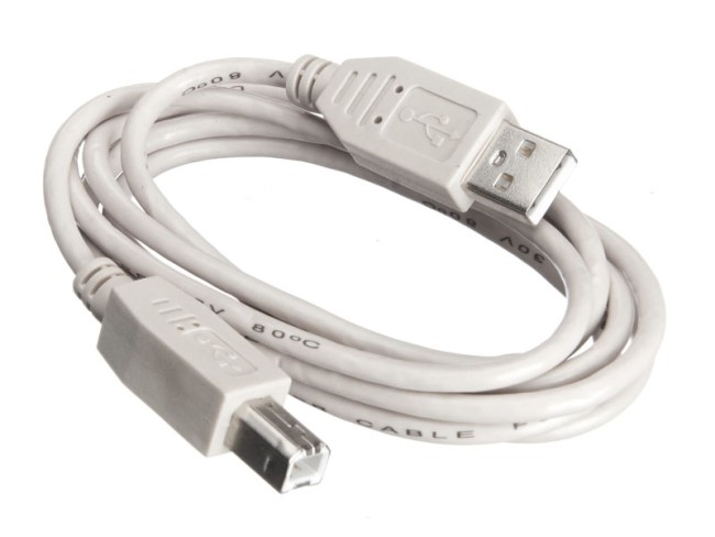 Кабель шт.USB A - шт.USB В 1.1 (1,5м), серый, блистер, Netko 10шт