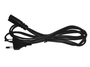 Кабель питания с вилкой 1,5м, черный, NETKO Optima L 10шт