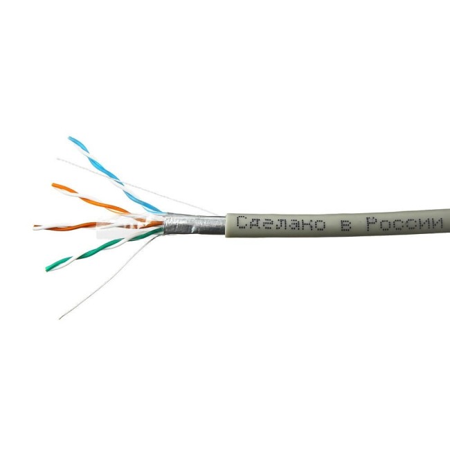 Кабель Skynet Standard FTP4 cat.5е, одножильный, Cu, Проходит Fluke тест, серый 30м Кабель Skynet Standard FTP4 cat.5е, одножильный, Cu, Проходит Fluke тест, серый 30м