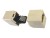 Соединительный модуль RJ45(8p8c) на RJ45(8p8c) прямой контакт, бежевый NETKO Optima Bronze Соединительный модуль RJ45(8p8c) на RJ45(8p8c) прямой контакт, бежевый NETKO Optima Bronze