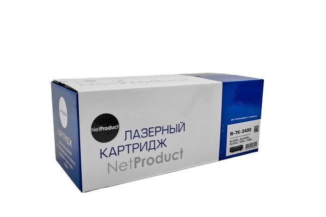 Тонер-картридж NetProduct (N-TK-3400) для Kyocera ECOSYS MA4500x/MA4500fx/PA4500x/5000x/5500x, 12,5K Тонер-картридж NetProduct (N-TK-3400) для Kyocera ECOSYS MA4500x/MA4500fx/PA4500x/5000x/5500x, 12,5K