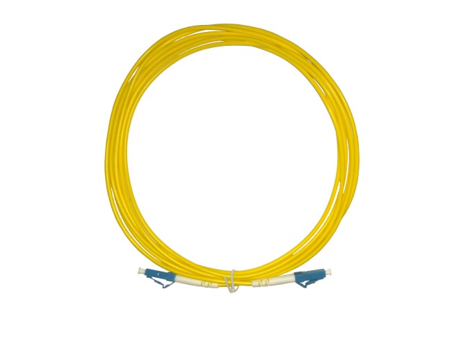 Патч-корд оптический соединительный LC-LC/UPC SM Simplex 3.0мм 9/125, 10 шт