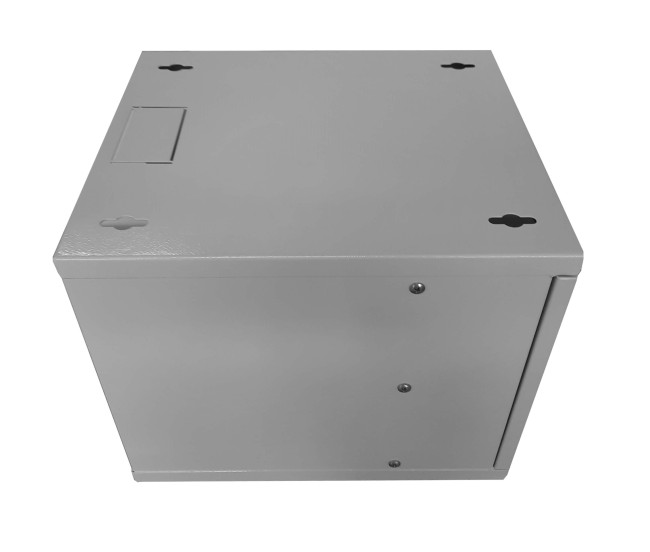 Шкаф настенный 10 6U серия COMPACT (315х368х310), передняя дверь стекло, серый, Netko Шкаф настенный 10 6U серия COMPACT (315х368х310), передняя дверь стекло, серый, Netko