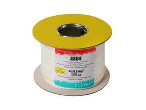 AS04 кабель 4х0,2 мм2, 100 м