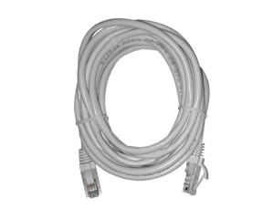 Патч-корд UTP4 cat 5e, ВС, LSZH, белый, литой коннектор NETKO Optima 5 шт