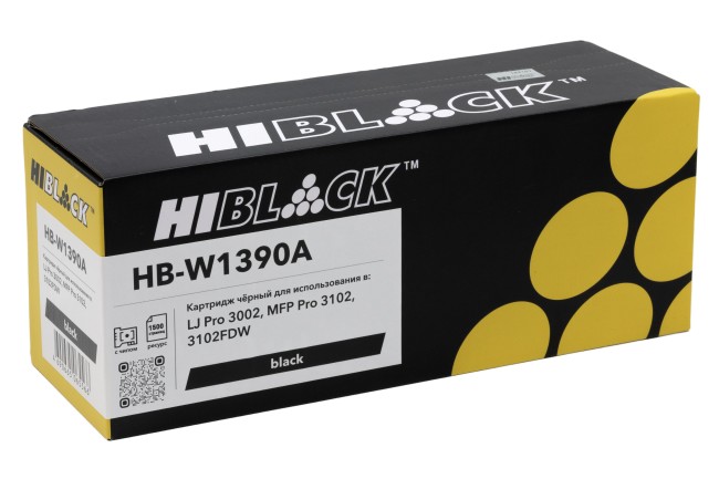 Картридж Hi-Black (HB-W1390A) для HP LaserJet Pro 3002/MFP Pro 3102/3102FDW, 1,5K Картридж Hi-Black (HB-W1390A) для HP LaserJet Pro 3002/MFP Pro 3102/3102FDW, 1,5K