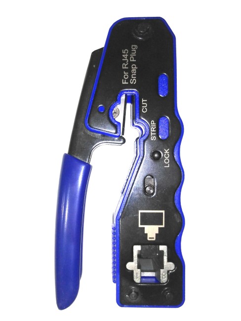 Инструмент обжимной для коннекторов со сквозным отверстием EZNetko plug RJ-45 (8p8c), NT-670, NETKO Optima Инструмент обжимной для коннекторов со сквозным отверстием EZNetko plug RJ-45 (8p8c), NT-670, NETKO Optima