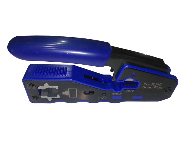 Инструмент обжимной для коннекторов со сквозным отверстием EZNetko plug RJ-45 (8p8c), NT-670, NETKO Optima Инструмент обжимной для коннекторов со сквозным отверстием EZNetko plug RJ-45 (8p8c), NT-670, NETKO Optima