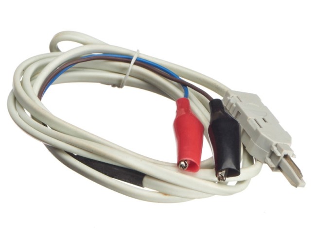 Шнур тестовый с зажимами двухполюсный, 1,5м NETKO Optima Шнур тестовый с зажимами двухполюсный, 1,5м NETKO Optima