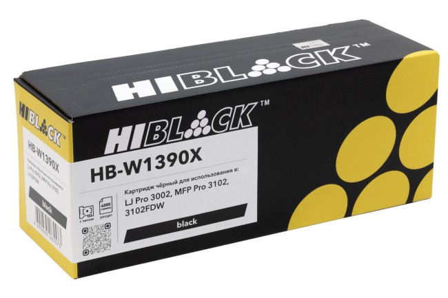 Картридж Hi-Black (HB-W1390X) для HP LaserJet Pro 3002/MFP Pro 3102/3102FDW, 4K Картридж Hi-Black (HB-W1390X) для HP LaserJet Pro 3002/MFP Pro 3102/3102FDW, 4K
