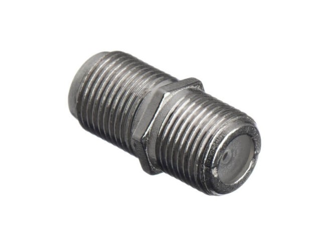 Переходник гнездо F-гнездо F (цинк) (F120-46), NETKO Optima 10 шт